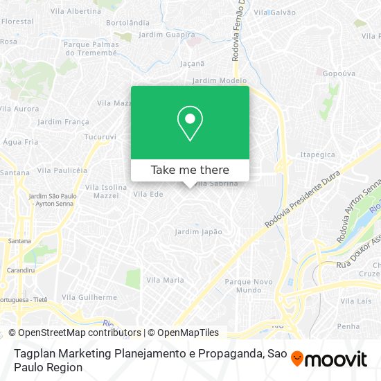 Mapa Tagplan Marketing Planejamento e Propaganda