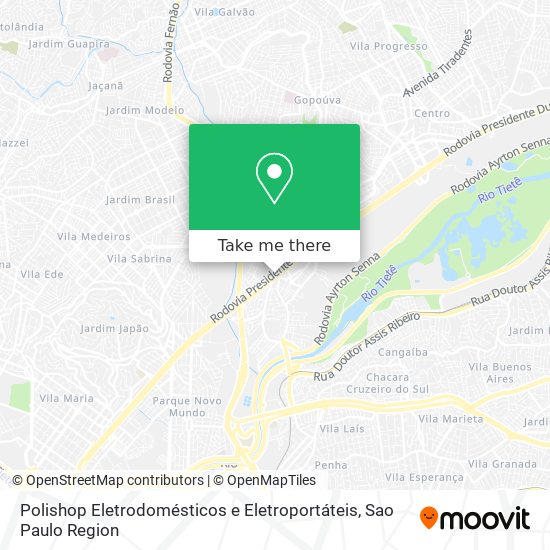 Polishop Eletrodomésticos e Eletroportáteis map