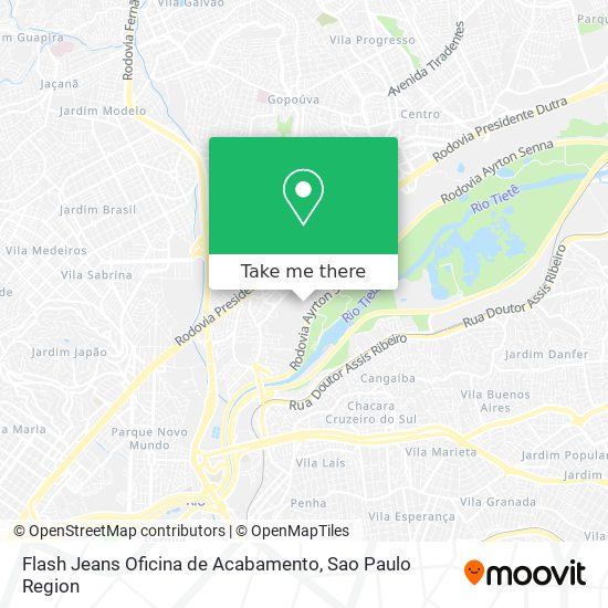 Mapa Flash Jeans Oficina de Acabamento