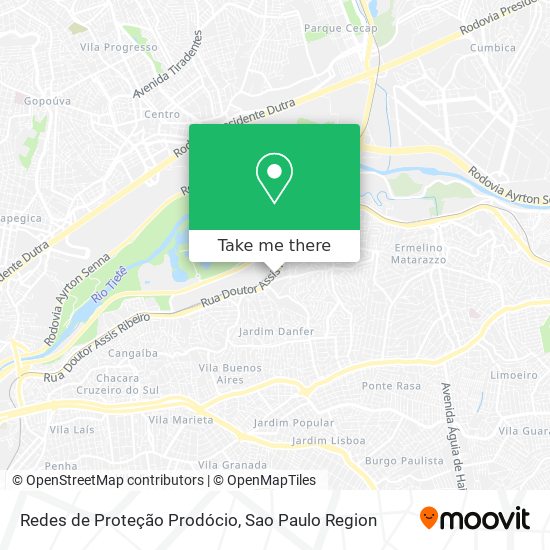 Redes de Proteção Prodócio map