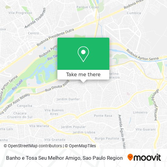 Banho e Tosa Seu Melhor Amigo map