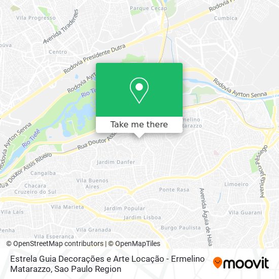 Estrela Guia Decorações e Arte Locação - Ermelino Matarazzo map