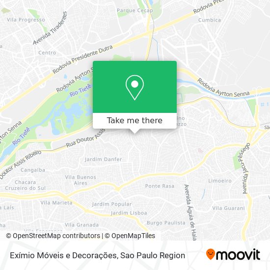 Exímio Móveis e Decorações map