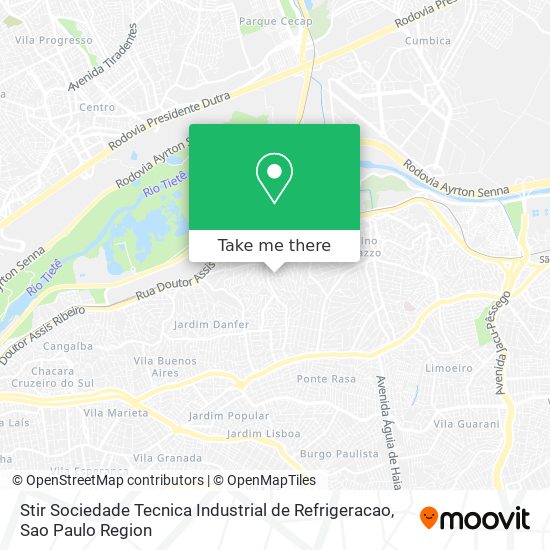 Stir Sociedade Tecnica Industrial de Refrigeracao map