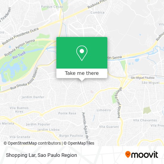 Mapa Shopping Lar