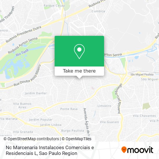 Nc Marcenaria Instalacoes Comerciais e Residenciais L map