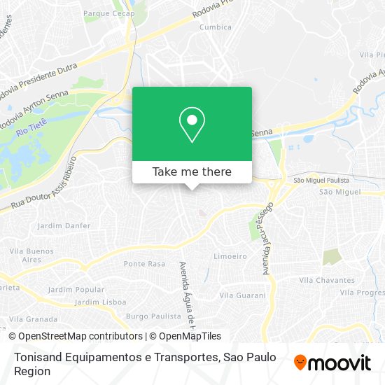 Tonisand Equipamentos e Transportes map