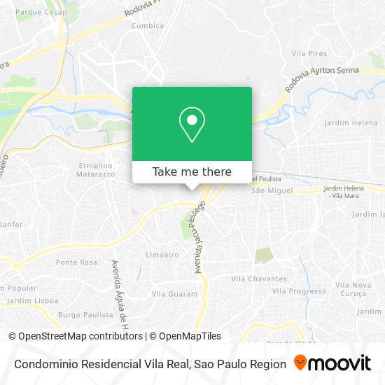 Mapa Condominio Residencial Vila Real