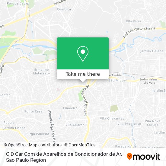 Mapa C D Car Com de Aparelhos de Condicionador de Ar