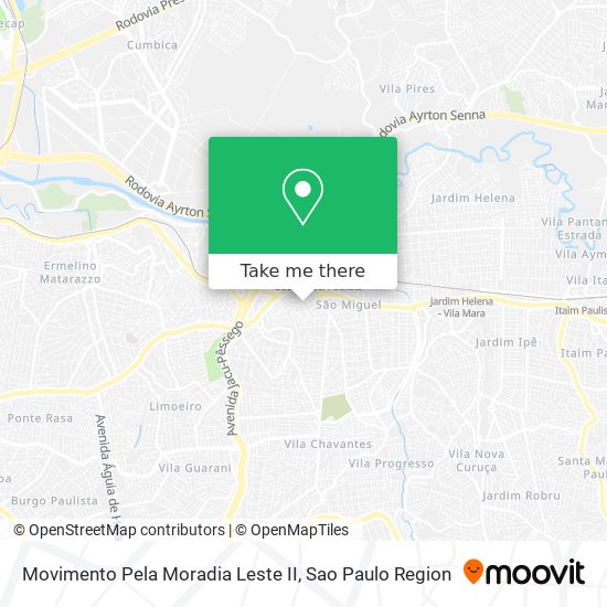 Movimento Pela Moradia Leste II map