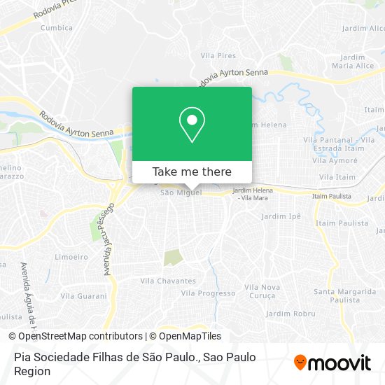 Pia Sociedade Filhas de São Paulo. map
