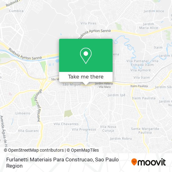 Mapa Furlanetti Materiais Para Construcao