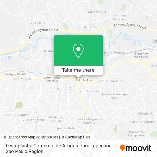 Lesteplastic Comercio de Artigos Para Tapecaria map