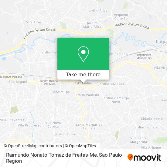 Raimundo Nonato Tomaz de Freitas-Me map