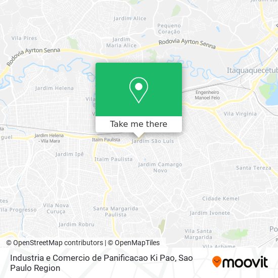 Mapa Industria e Comercio de Panificacao Ki Pao