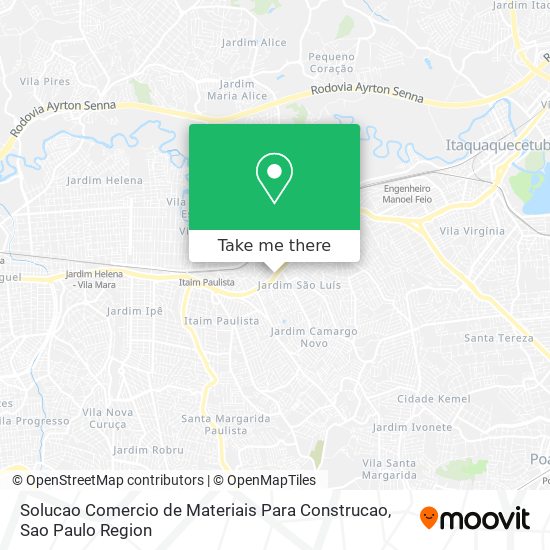 Mapa Solucao Comercio de Materiais Para Construcao