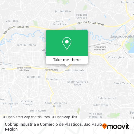 Cobrap Industria e Comercio de Plasticos map