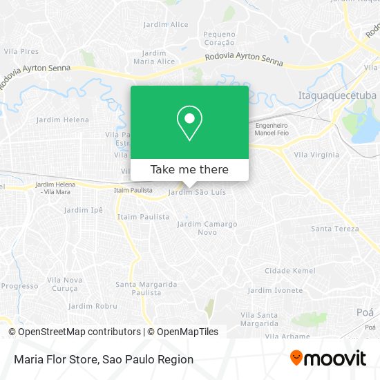 Maria Flor Store map