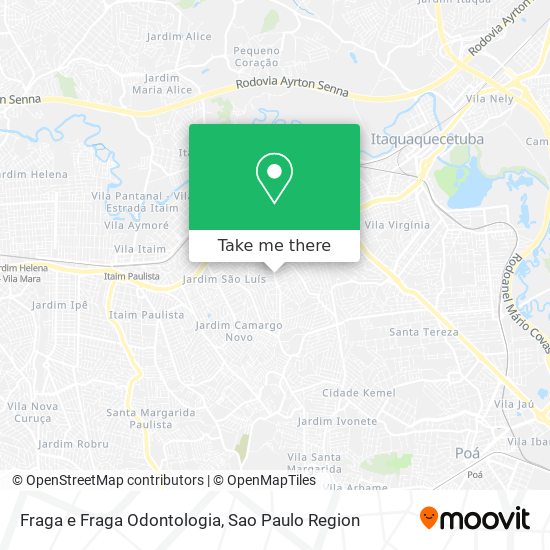 Fraga e Fraga Odontologia map