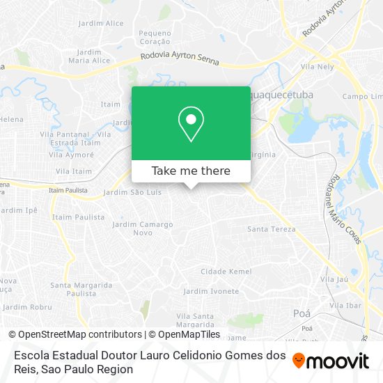 Escola Estadual Doutor Lauro Celidonio Gomes dos Reis map