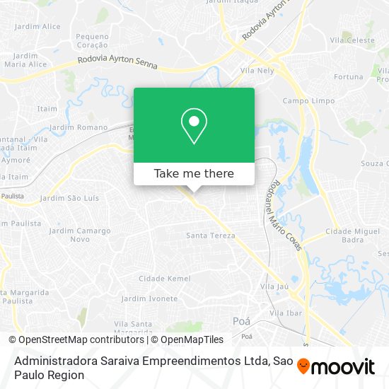 Administradora Saraiva Empreendimentos Ltda map