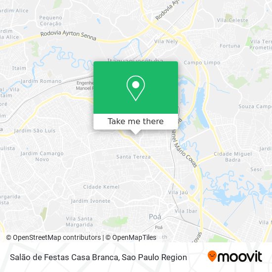 Salão de Festas Casa Branca map