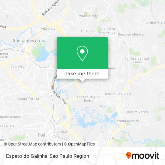 Espeto do Galinha map