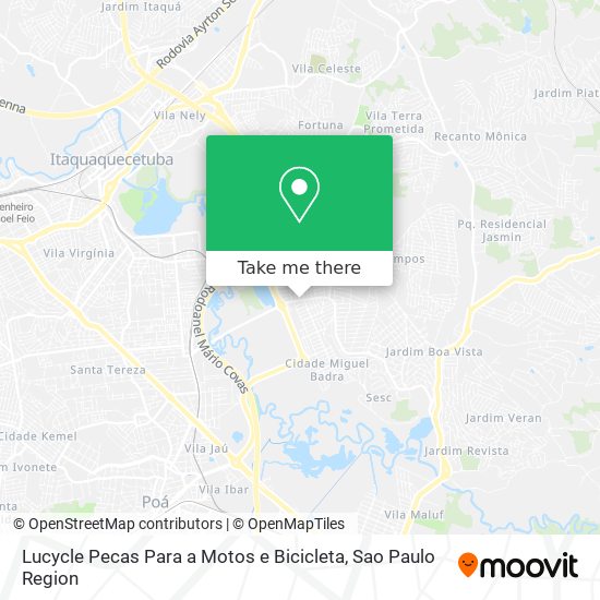 Lucycle Pecas Para a Motos e Bicicleta map