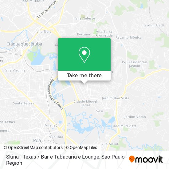 Mapa Skina - Texas / Bar e Tabacaria e Lounge