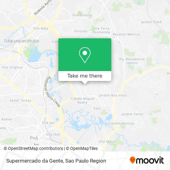 Mapa Supermercado da Gente