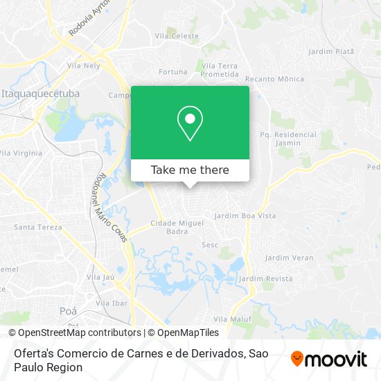 Mapa Oferta's Comercio de Carnes e de Derivados