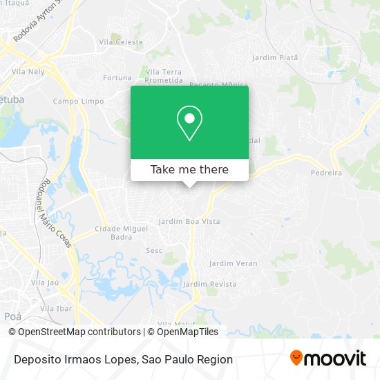 Deposito Irmaos Lopes map