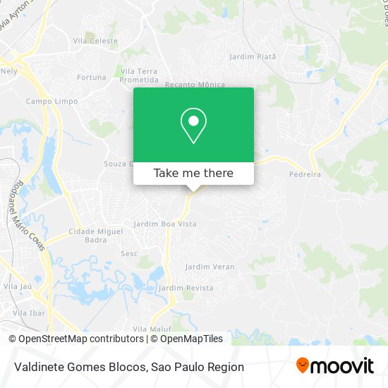 Valdinete Gomes Blocos map