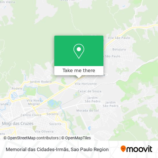 Memorial das Cidades-Irmãs map