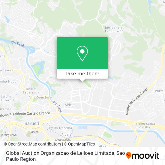 Global Auction Organizacao de Leiloes Limitada map