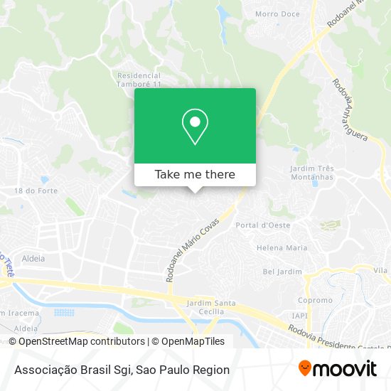 Mapa Associação Brasil Sgi