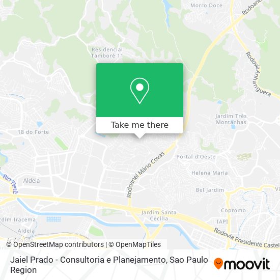 Mapa Jaiel Prado - Consultoria e Planejamento