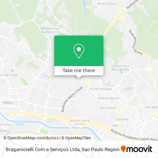 Mapa Bragamorelli Com e Serviços Ltda