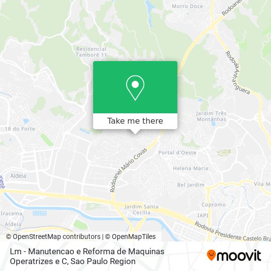 Lm - Manutencao e Reforma de Maquinas Operatrizes e C map