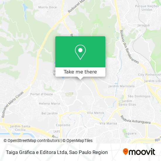 Taiga Gráfica e Editora Ltda map