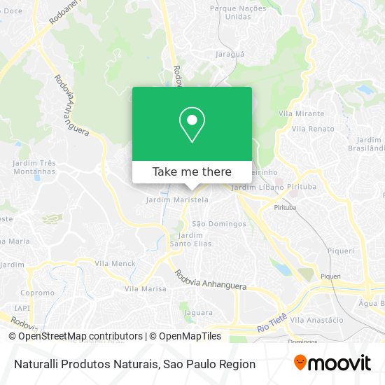 Naturalli Produtos Naturais map