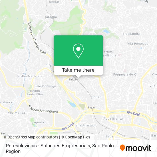 Peresclevicius - Solucoes Empresariais map