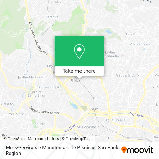 Mapa Mms-Servicos e Manutencao de Piscinas