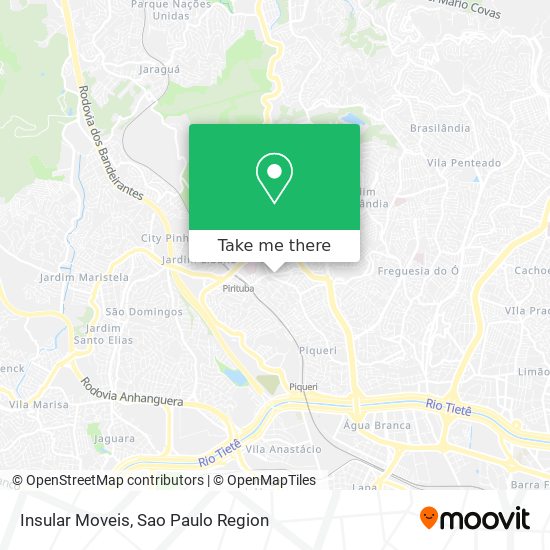 Insular Moveis map