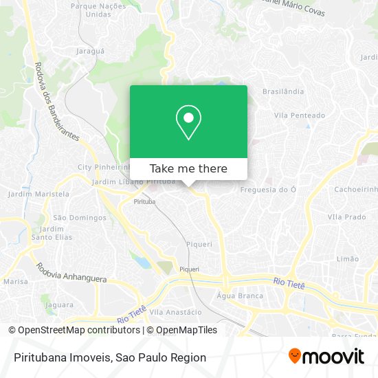 Piritubana Imoveis map