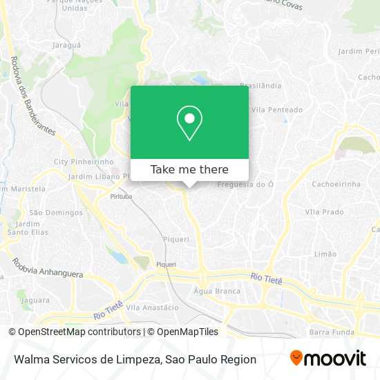 Mapa Walma Servicos de Limpeza