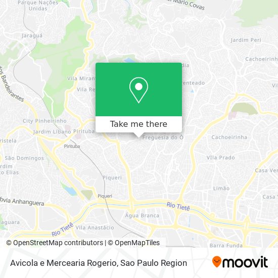 Mapa Avicola e Mercearia Rogerio