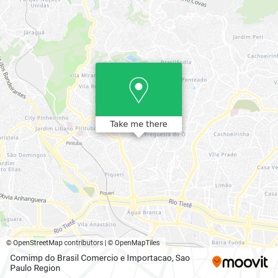 Mapa Comimp do Brasil Comercio e Importacao