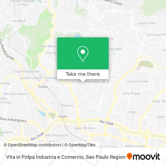 Vita in Polpa Industria e Comercio map