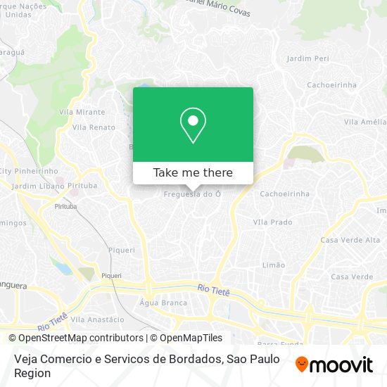 Veja Comercio e Servicos de Bordados map